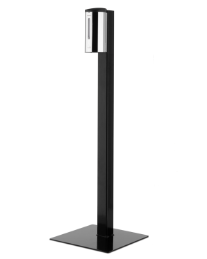SaniPole Basic Black met automatic dispenser