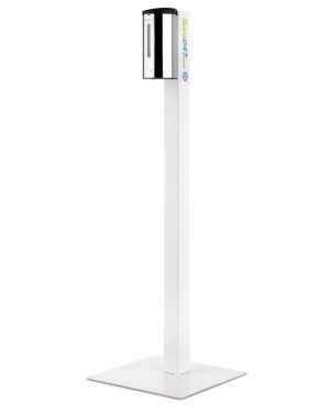 SaniPole Basic White met automatic dispenser